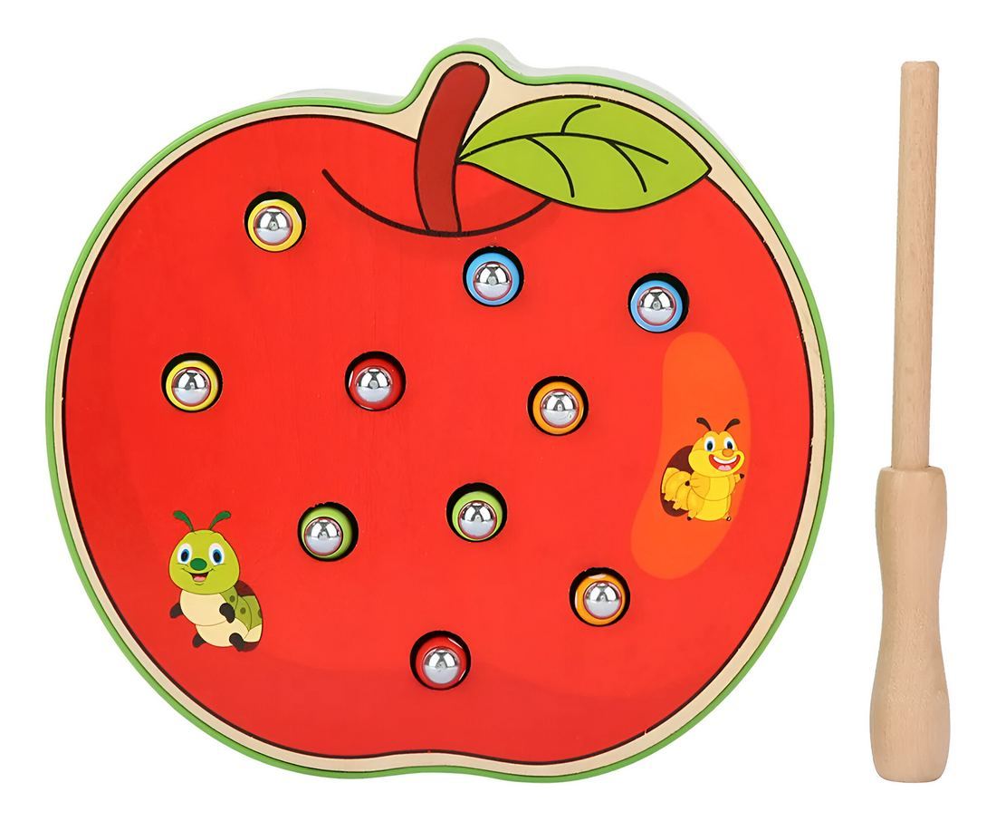 Juego De Pesca Madera Manzana Juguete