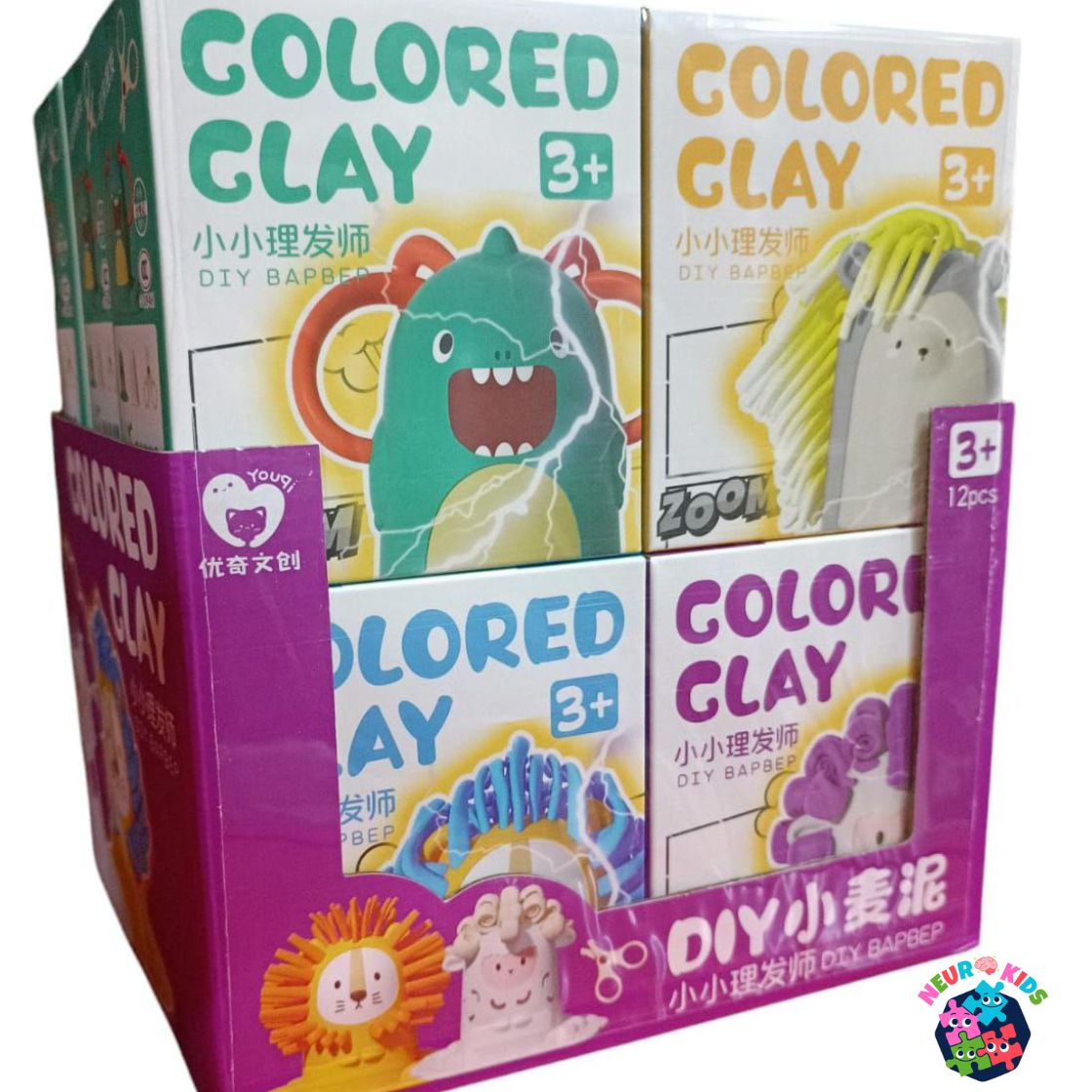 Juguete De Animales Y Plastilina +3