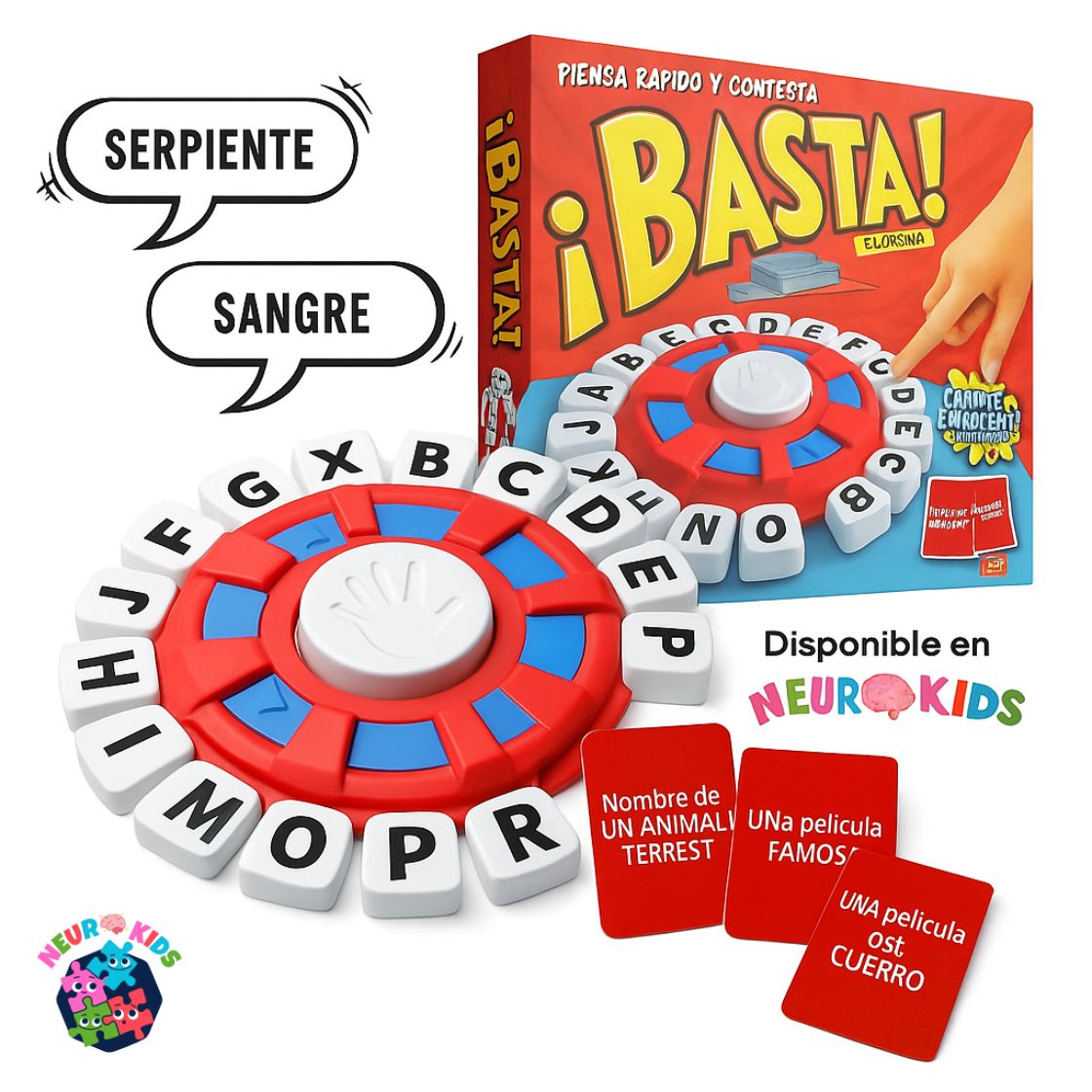 Juego De Mesa Basta Interactivo Palabras
