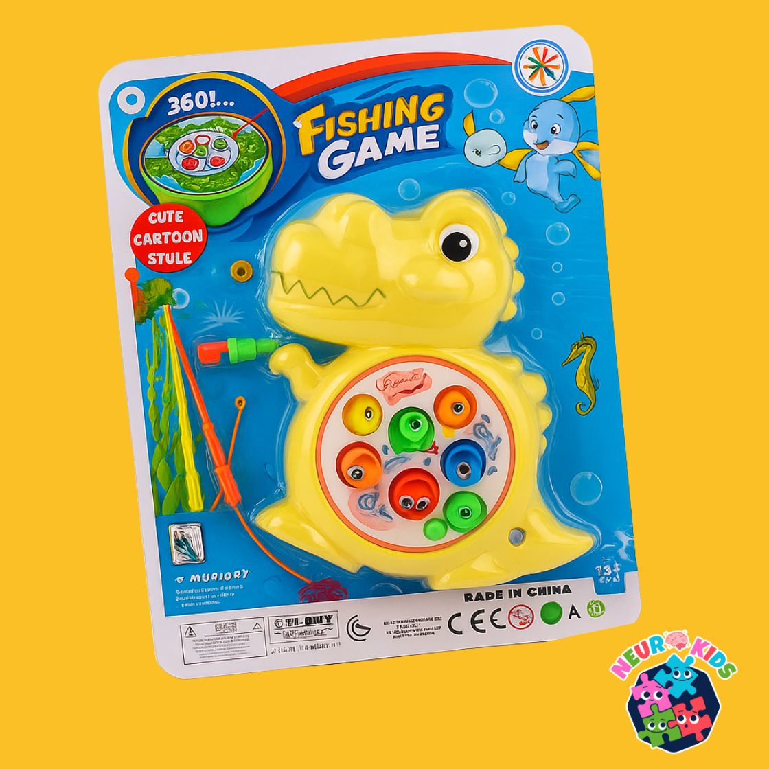 Juego De Pesca Iman Juguete Giratorio