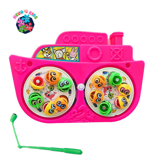 Juego De Pesca Iman Juguete Giratorio