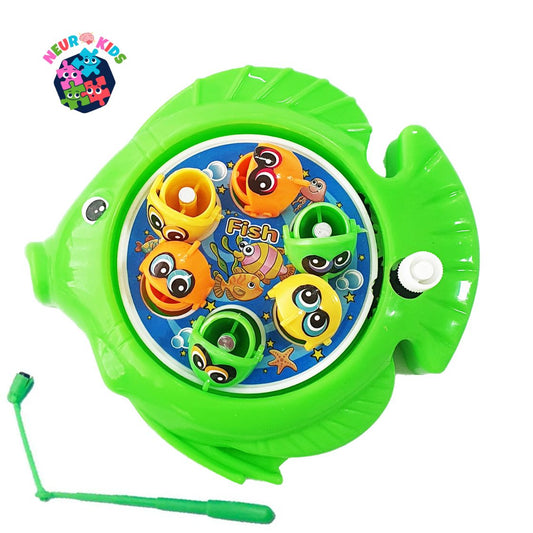 Juego De Pesca Iman Juguete Giratorio