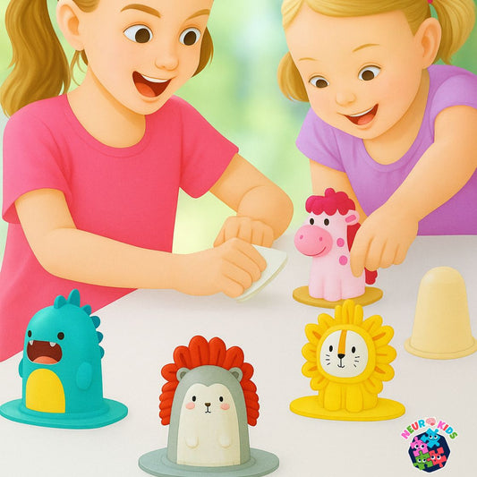Juguete De Animales Y Plastilina +3
