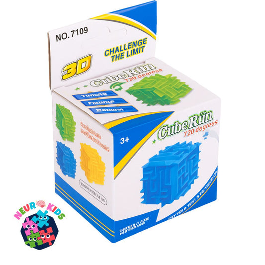 Cubo Laberinto 3d Magico Juego Didactico