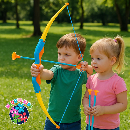 Juguete Arco Flechas Unisex Tiro Al Blanco