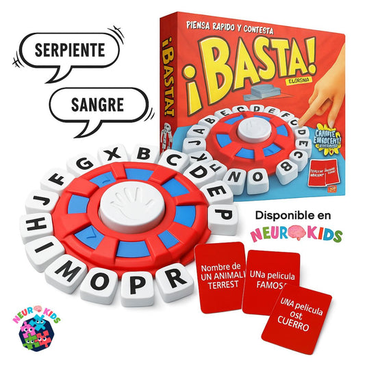 Juego De Mesa Basta Interactivo Palabras