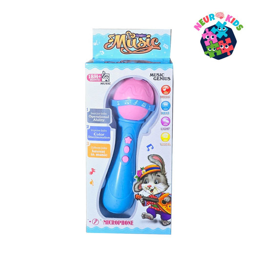 Microfono Ninas Luz Y Sonidos Juguete