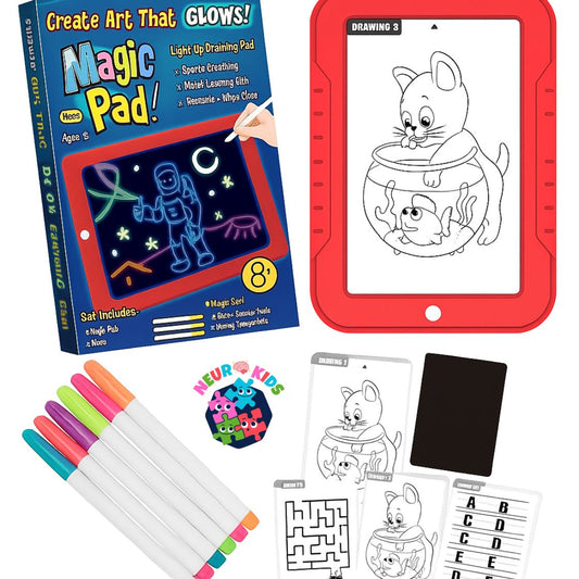 Magic Pad Con Luz Led Marcadores
