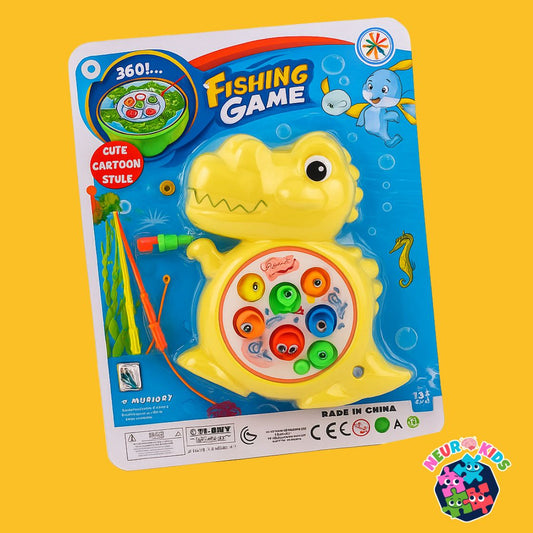 Juego De Pesca Iman Juguete Giratorio